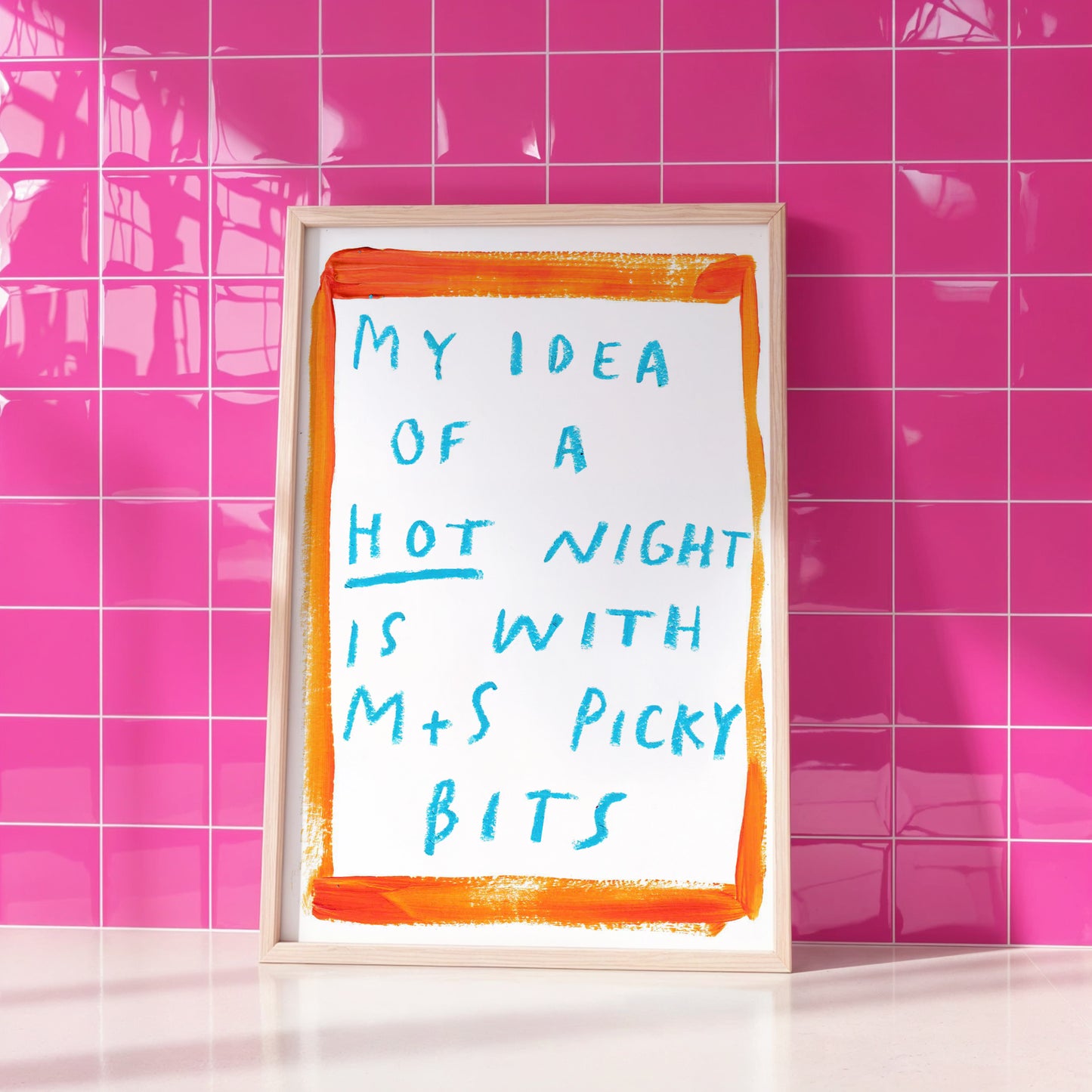 Hot night with M&S picky bits