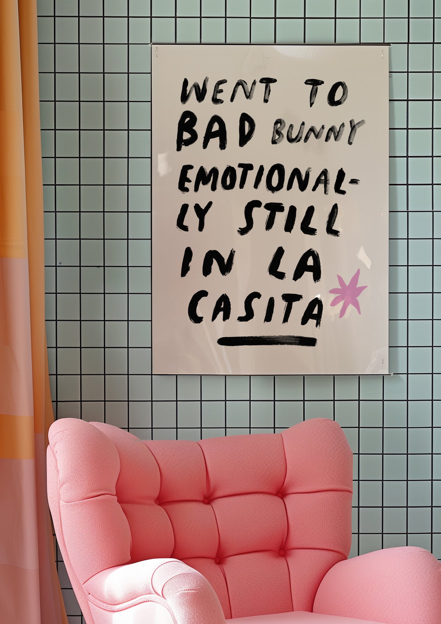Went to bad bunny, emotionally still in la casita