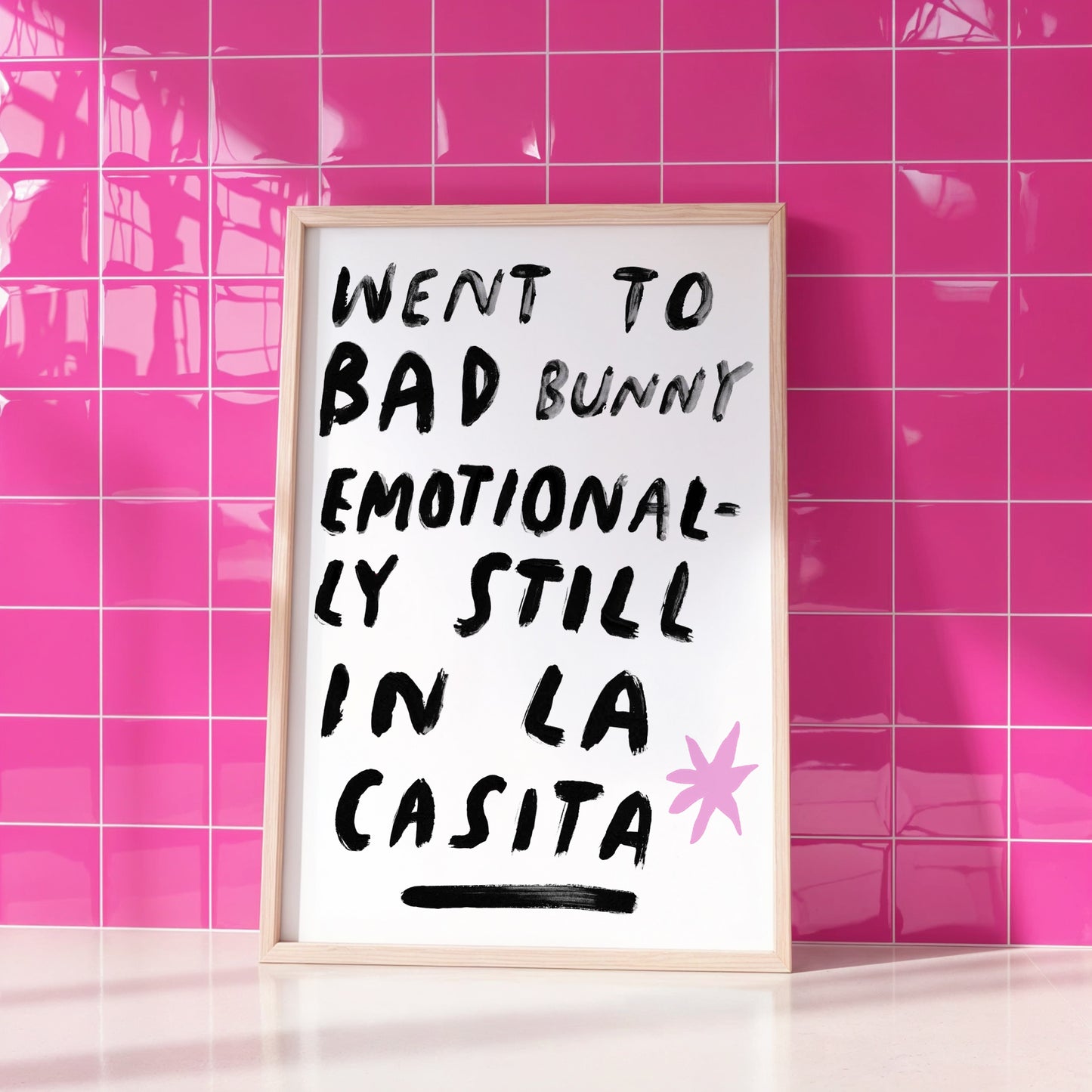 Went to bad bunny, emotionally still in la casita