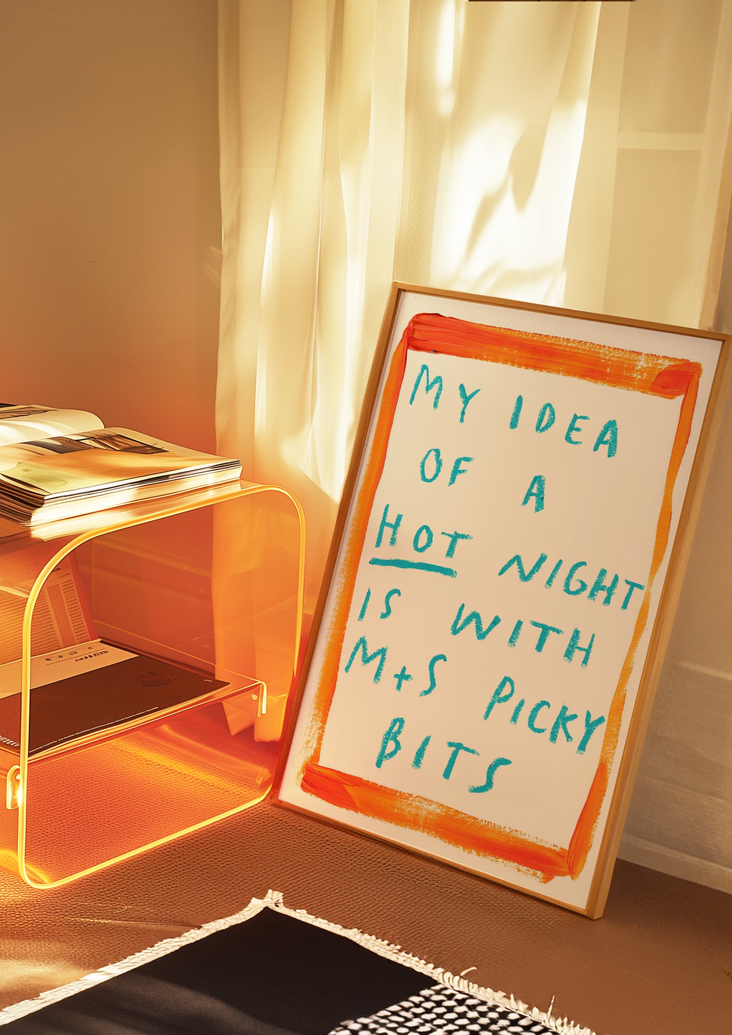Hot night with M&S picky bits
