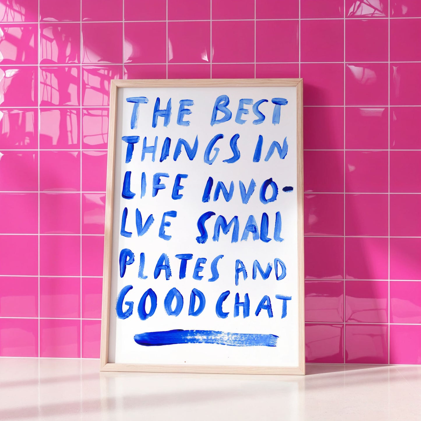 the best things in life involve small plates and good chat