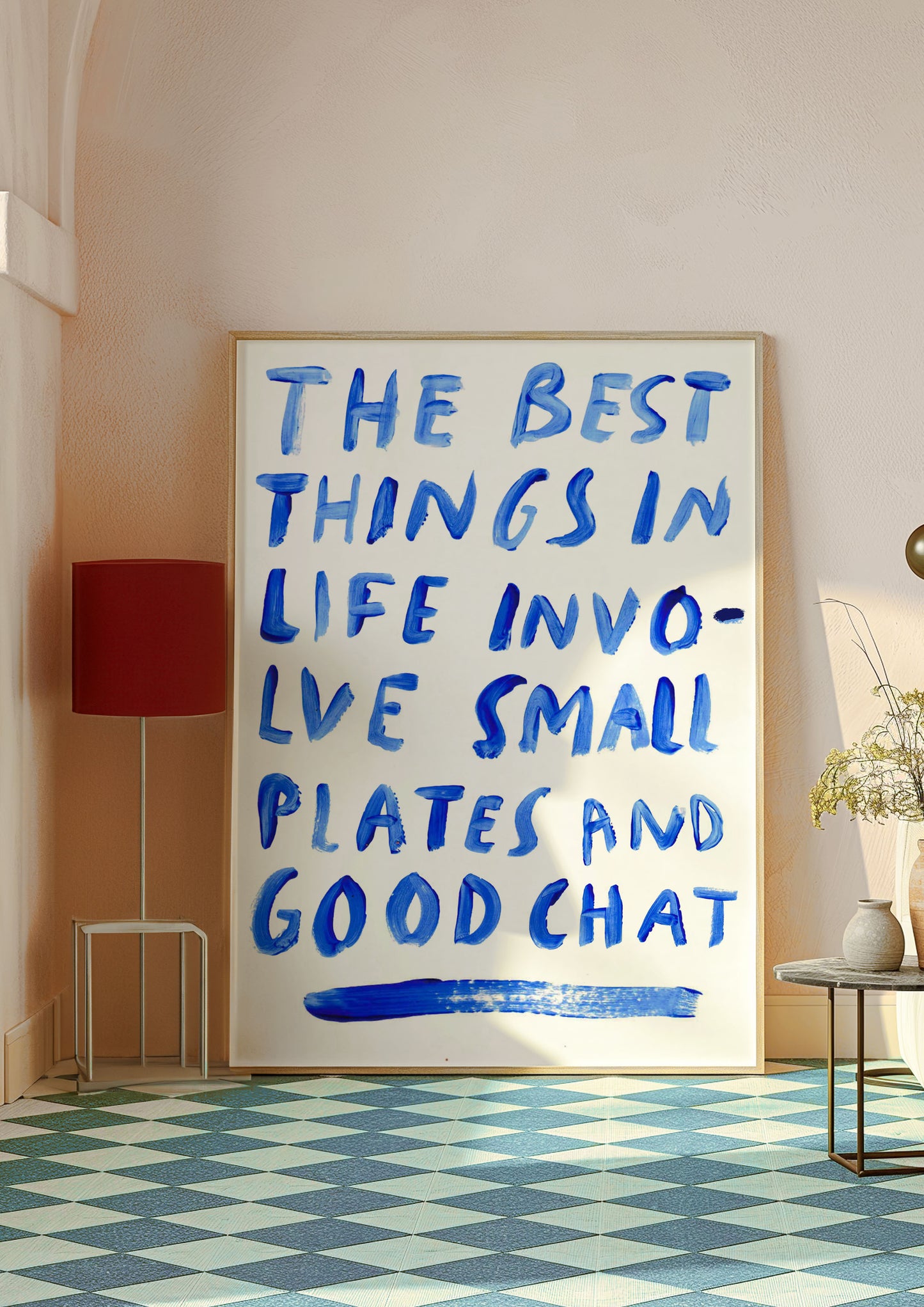 the best things in life involve small plates and good chat