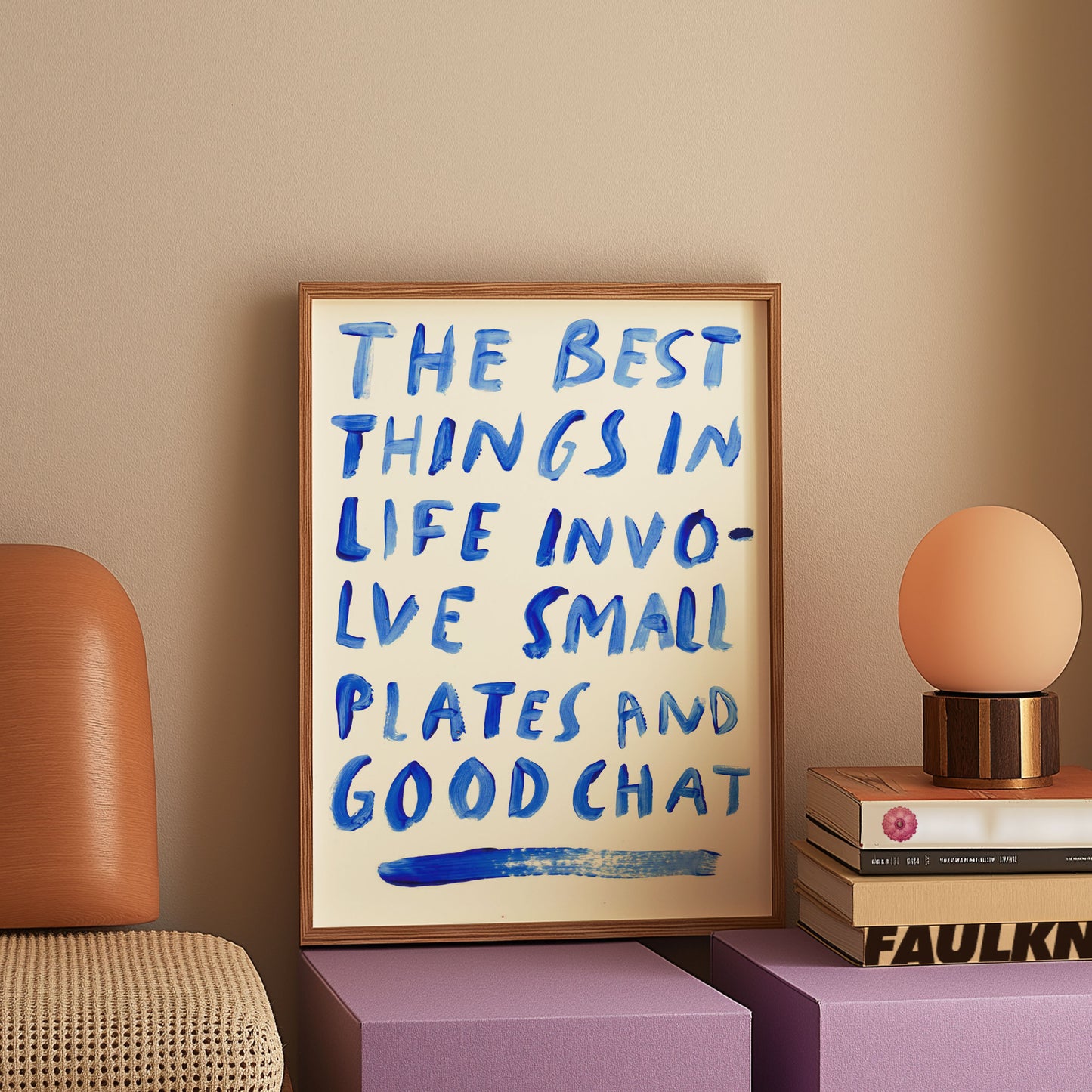 the best things in life involve small plates and good chat