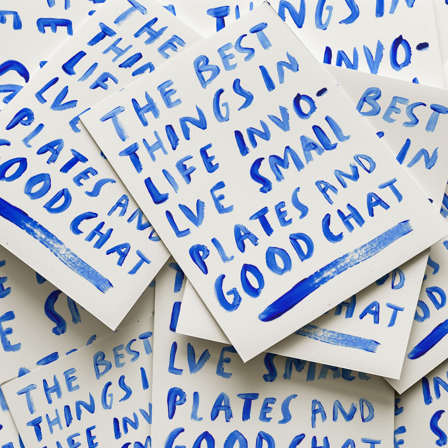 the best things in life involve small plates and good chat