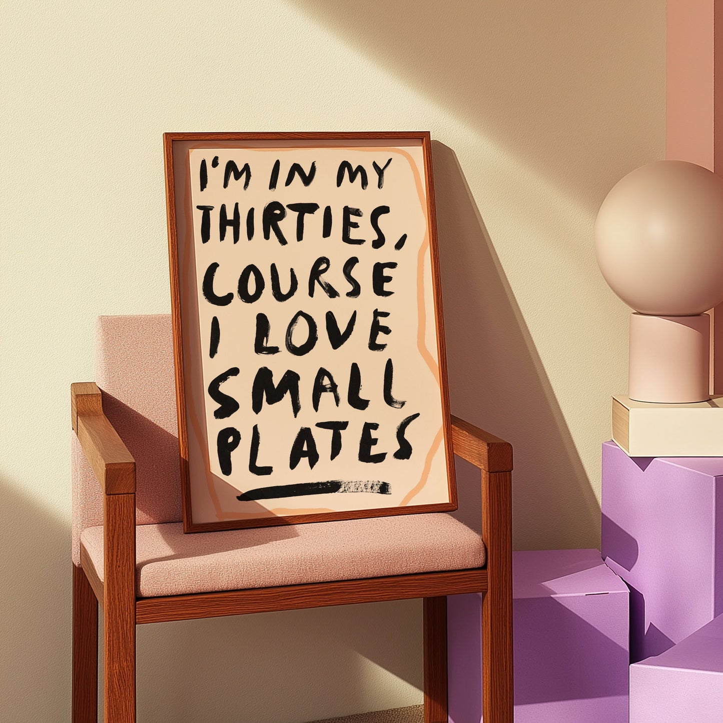 I'm in my thirties, course I love small plates