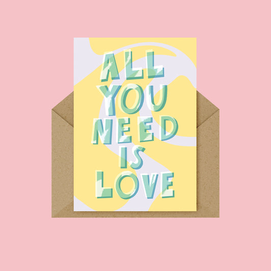 All You Need is Love Card